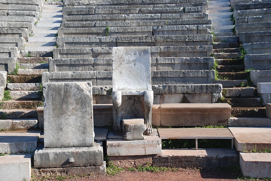starověké, messina, památník, Řecko, divadlo, architektura, Dějiny, mramor, archeologie, kultura