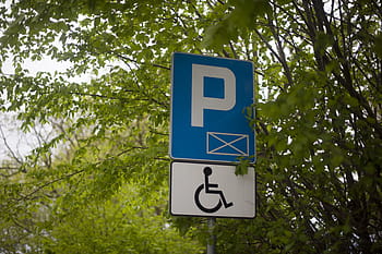 parkoviště, zakázáno, postižení, invalidní vozík, podepsat, symbol, zdravotně postižených, park, handicap, ikona, přístup