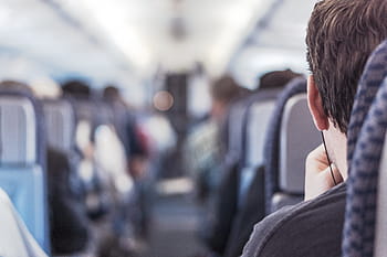 passenger, airplane passenger, train, public transport, man, sitting, travel, seat, people, travelling, airplane