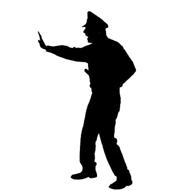 policeman, officer, uniform, stop, warning, pointing, hat, crime, crimescene, silhouette, formal