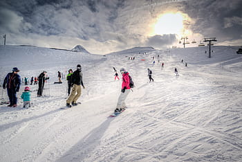 eğim, kayak, snowboard, Kitzsteinhorn, Kaprun, kayak yapma, kar, kış, dağlar, doğa, soğuk