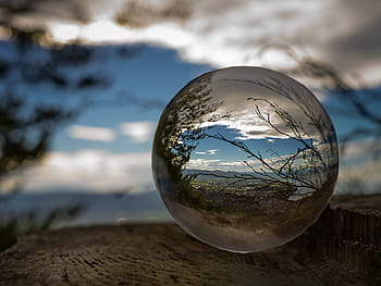 naturaleza, paisaje, bola de cristal, fotografía, nubes, bokeh, verano, viajar, bregenz, lago, idilio