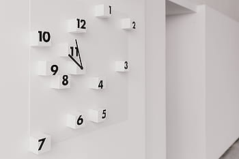 jam dinding modern, minimal, minimalis, putih, bersih, modern, abstrak, kontemporer, sederhana, desain, konsep