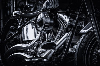 harley davidson, motocykl, chrom, lesk, harley, stroj, dom, dvoukolové vozidlo, Černá, davidson, luxus