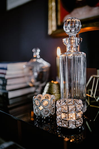 jarra, velas, pintura, parede, interior, casa, revistas, artigos essenciais, livros, decoração, decorações