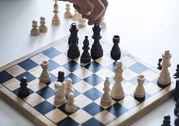 obchodní strategie, výzva, šachy, detailní, soutěž, rozhodnutí, Angličtina, evropský, hra, Němec, ruce
