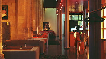 hotel, salonek, židle, gauč, tabulek, interiér, výzdoba, design, moderní, uvnitř