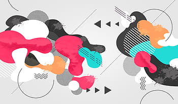 abstrait, coloré, modèle, -, Contexte, biologique, inorganique, formes, conception, graphique, moderne