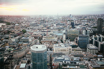 letecký, centrální Londýn, architektura, hlavní město, panoráma města, konstrukce, jeřáb, Anglie, Evropa, Londýn, kancelář