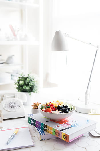 en bonne santé, salade de fruits, bol, petit déjeuner, plat, fruit, le déjeuner, repas, salade