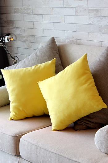 pillow, yellow, sofa, to relax, the format, cushion, comfort, tourism, condo, relax, sleep