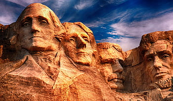 Mount Rushmore, sochařství, památník, mezník, národní, dakota, pamětní, usa, řezba, prezidentů, patriotismus