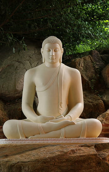 rozjímání, jóga, zen, Buddha, relaxace, sochařství, socha, buddhismus, buddhista, Srí Lanka, mnich