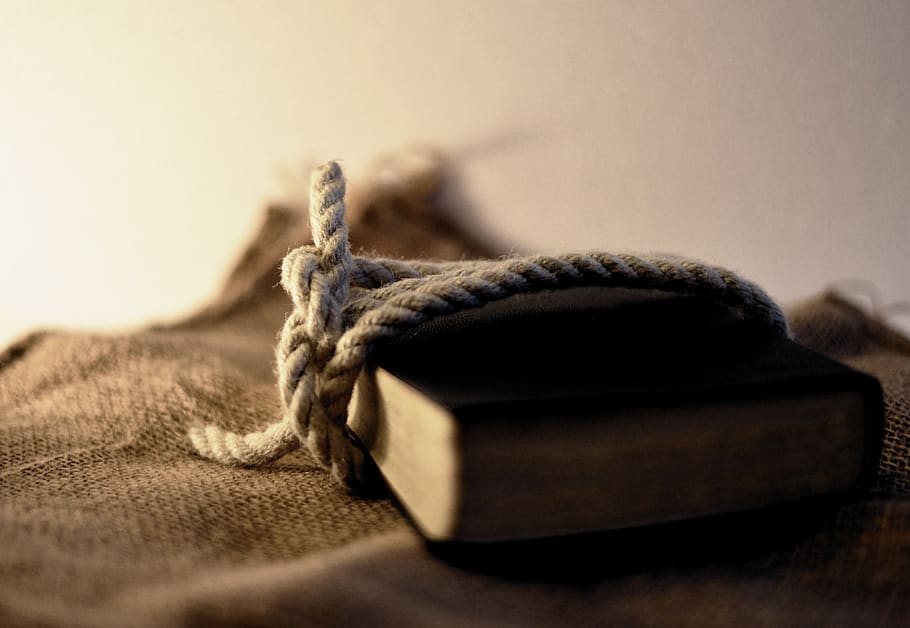 rope, knot, book, bible, knotted, connection, knitting, connected, bound to, understand, dew