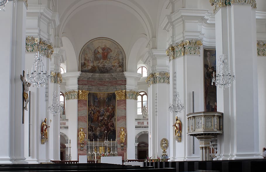 church, heidelberg, jesuit church, architecture, building, historically