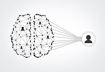 network, people, -, brain, wired, social, business, communication, concept, illustration, internet