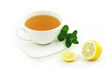 still, life, lemon tea, white, background., lemon, tea, antioxidant, aroma, aromatic, beverage
