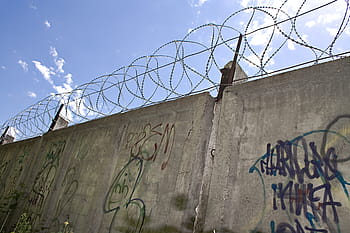 zatknout, Pozadí, ozub, ostnatá, barbwire, bariéra, okraj, hranice, klec, Zavřeno, zločin