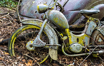 auto, auto hřbitov, historicky, oldtimer, vrak, zrezivělý, rez, vrak auta, automobilového průmyslu, veteránem automobil, šrotu