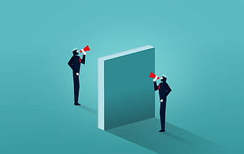 부서진, 통신, -, 실업가, 할 수 없는, 소통하다, 사업, 남자, 어려운, 장애물, 리더