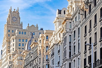 edifici, Madrid, Spagna, città e città