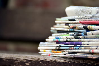 giornali, pila di carta, stampa, informazione, tazza di caffè, leggere, rompere, notizia, rilassare, il tempo di accadere, leggere il giornale