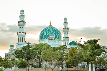mosque, building, muslim, islam, religion, travel, india, arabic, turkish, minaret, tourism