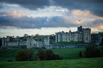 slot, harry potter, Hogwarts, Alnwick, Northumberland, himmel, england, bygning, magi, harry, pottemager
