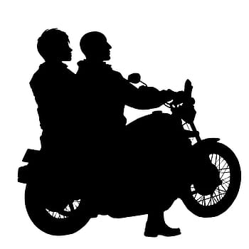 silueta, pareja, motocicleta, jinete, aventura, motociclista, helicóptero, ocio, estilo de vida, hombre, motor