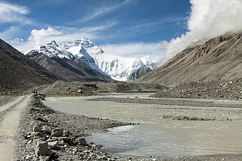 tibet, mount everest, tschomolangma, north side, china, snow, buddhism, earth, landscape, mountains, himalayas