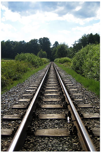 gleise, train, railway, rails, transport, railroad tracks, away, sky, track, travel, nostalgia