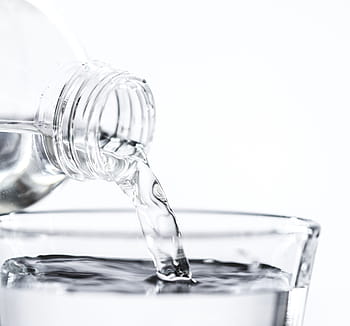 aqua, pití vody, pitná voda, voda, nápoj, osvěžující, Průhledná, láhev, zblízka, dehydratace, napít se
