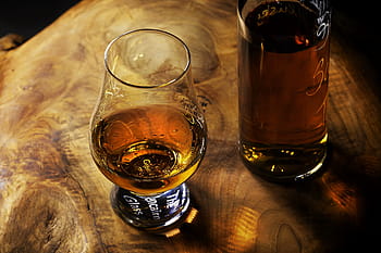 drinken, glas, alcohol, bar, whisky, fles, brandewijn, Schotland, bourbon, alcoholische drank, whisky glas