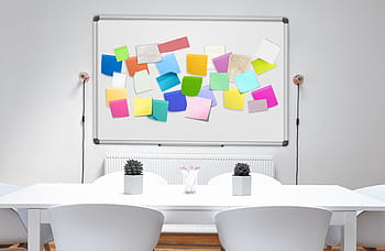 perekat, post-it, daftar, kanban, bisnis, start up, perusahaan, konsep, maju, target, ide