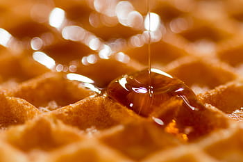 waffle, belgian, syrup, breakfast, food, yummy, tasty, delicious, maple syrup, meal, honey