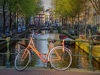 kolo, amsterdam, jízdní kolo, ulice, Nizozemí, pedál, řetěz, silnice, Holandsko, městský