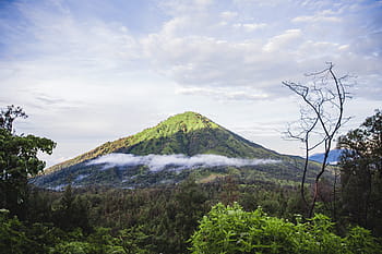 hora, Guatemala, zataženo, den, dobrodružství, modrý, mrak, kopec, louka, vrchol, Skála