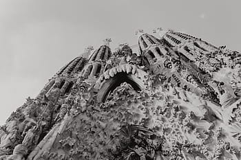 -, Katedral, dirancang, barcelona, ​​Spanyol, agama, arsitektur, kota, Eropa, gereja, Spanyol
