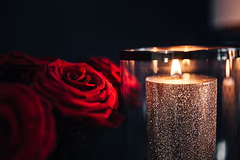 lanternas de ouro, vermelho, rosas, ouro, dourado, decoração, decorações, lanterna, elegante, vela, glamour