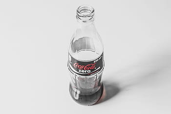 coca cola zero, beverage, bottle, coca cola, coke, cola, empty, minimal, minimalistic, simple, simplistic