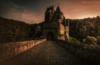 hrad, Zajímavosti, středověk, pevnost, Německo, rytířský hrad, budova, historicky, mezník, krajina, mosel