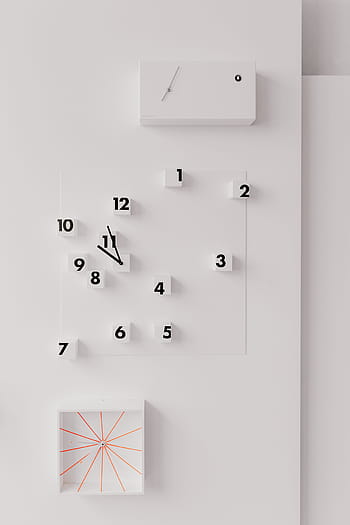 relojes de pared modernos, minimalista, minimalismo, blanco, limpio, moderno, abstracto, contemporáneo, simple, diseño, concepto