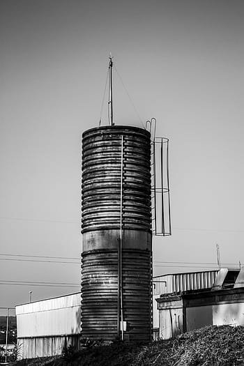 starý, beton, vodárenská věž, budova, zničit, konstrukce, demolice, zničení, Dům, průmyslový, poškození