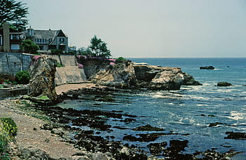 view, shoreline, seaside, house, architecture, bay, coast, coastline, landscape, ocean, scenic