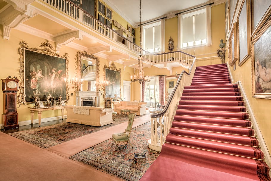 Burtonova hala, interiér, interiérů, uvnitř, architektura, budova, místo, historický, starý, krok, kroky