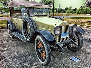 antique, old, car, auto, automobile, ride, hudson