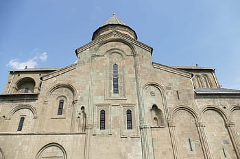georgia, mtskheta, church, cathedral, tower, wall, historically, middle ages, unesco, world heritage, unesco world heritage