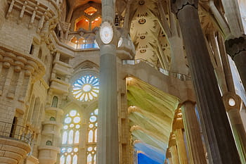 -, Katedral, dirancang, barcelona, ​​Spanyol, agama, arsitektur, kota, Eropa, gereja, Spanyol