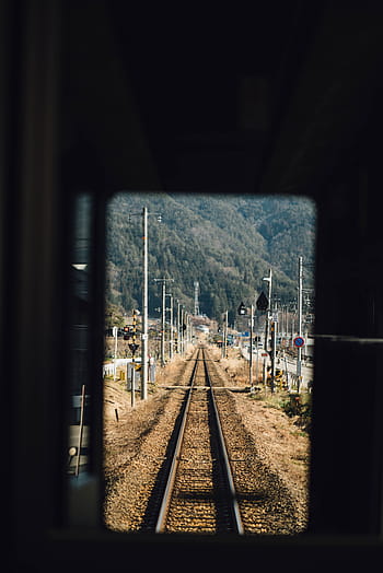 pista, treno, stazione, persone, uomo, solo, giro, mezzi di trasporto, avventura, viaggio