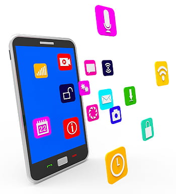 Sozial, Medientelefon, zeigt, Anwendungssoftware, Foren, App, Anwendung, anwendungen, Apps, Bloggen, Blogs